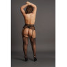 Le Désir Bas avec porte-jarretelles HIGH WAIST Noirs